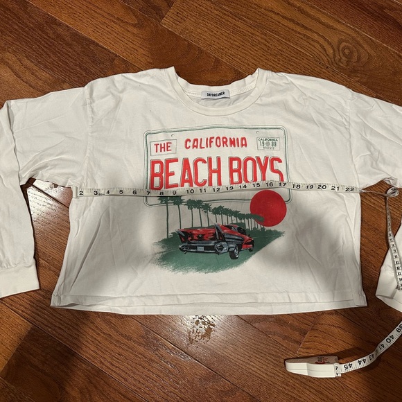 Daydreamer White Beach Boys long sleeve tee - Picture 2 of 5